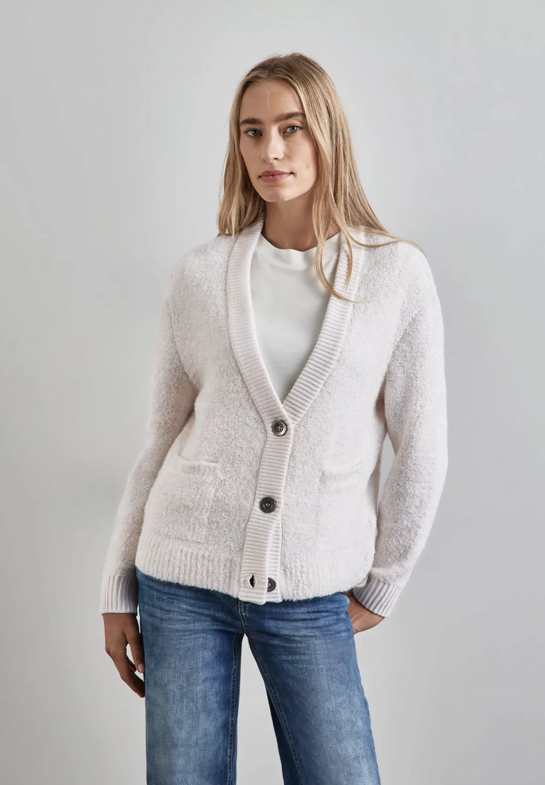 STREET ONE Cardigan, mit V-Ausschnitt günstig online kaufen