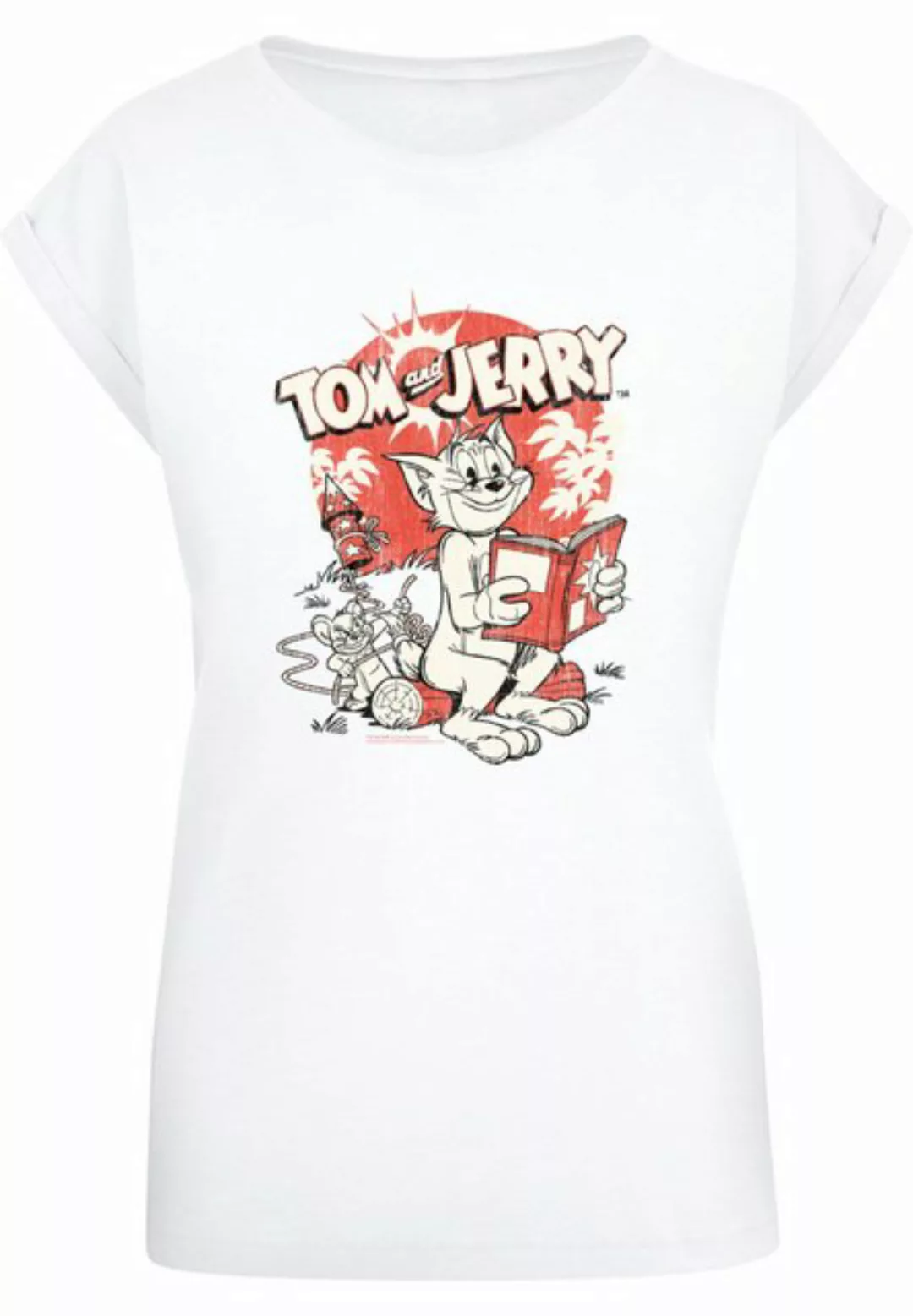 ABSOLUTE CULT T-Shirt ABSOLUTE CULT Damen Ladies Tom and Jerry - Rocket Pra günstig online kaufen