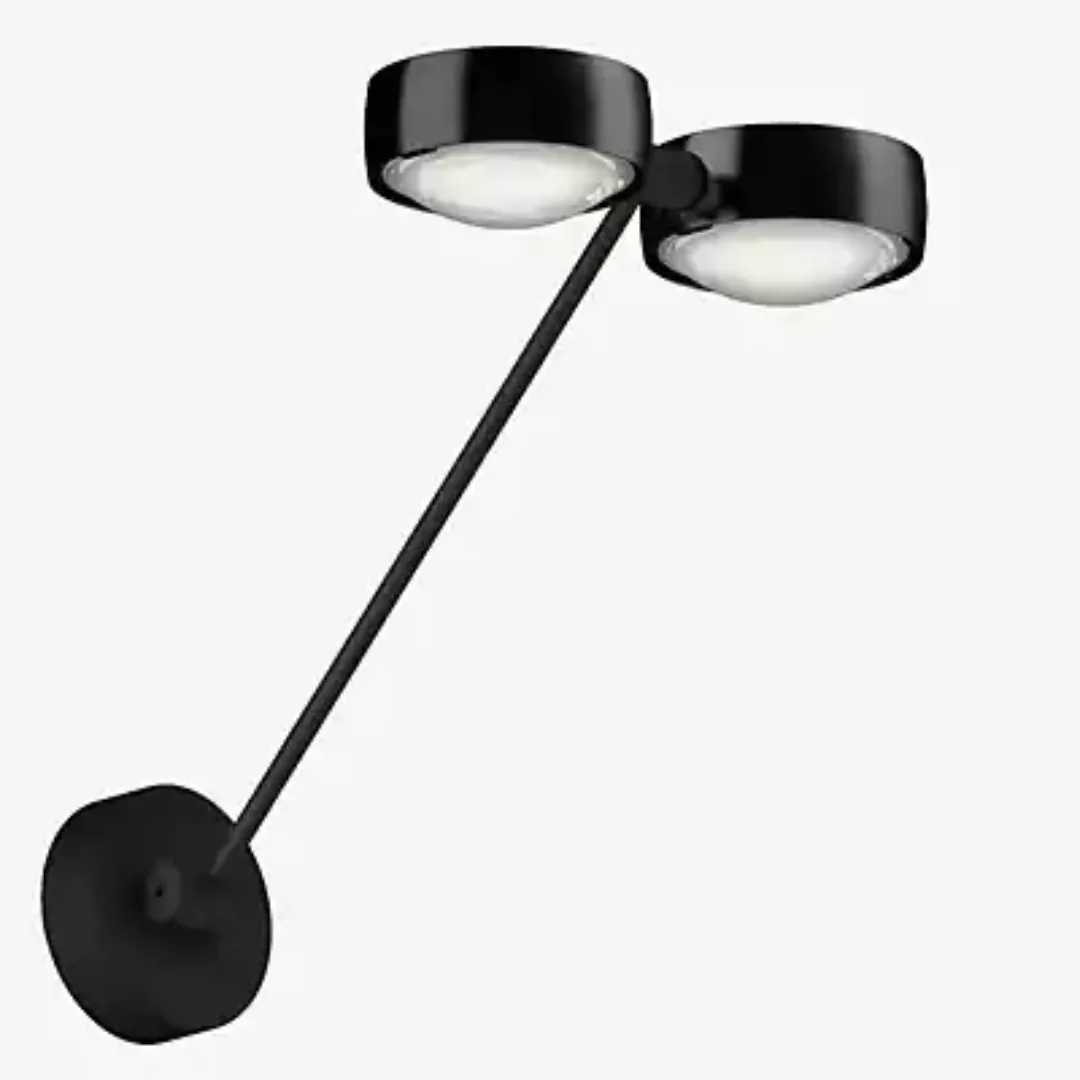 Occhio Sento Parete Doppio 40 Up E Wandleuchte LED, Kopf black phantom/Body günstig online kaufen