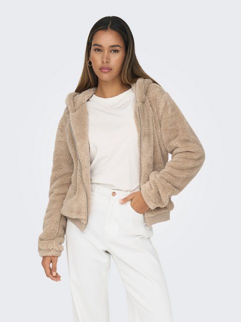 ONLY Kapuzenplüschjacke ONLNEWANNA CONTACT SHERPA JKT OTW NOOS günstig online kaufen