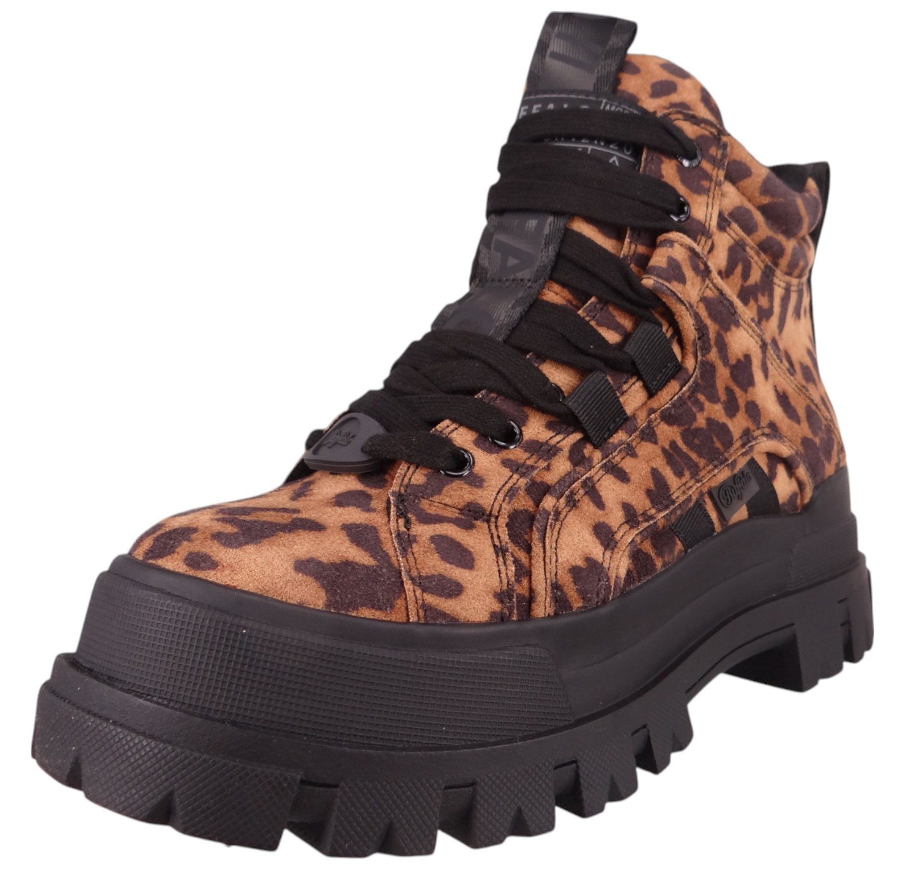 Buffalo 1622591 Aspha NC Mid Black/Beige/Leo günstig online kaufen