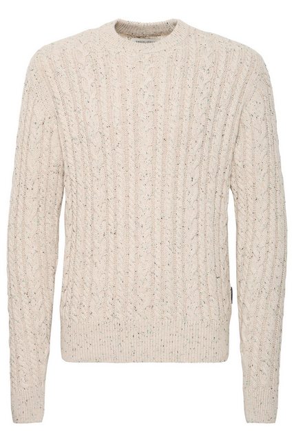 Casual Friday Strickpullover CFKARL cable crew neck knit with neps gemütlic günstig online kaufen