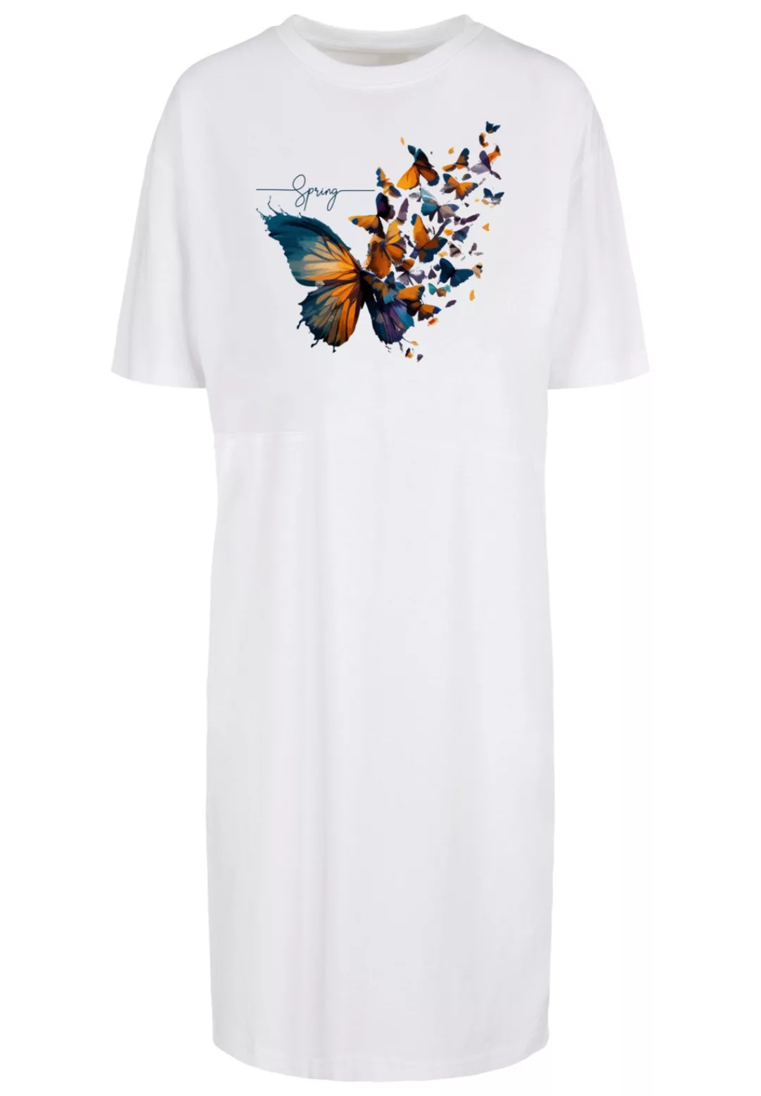 F4NT4STIC Shirtkleid "Schmetterling Frühlings Oversize Kleid", Print günstig online kaufen