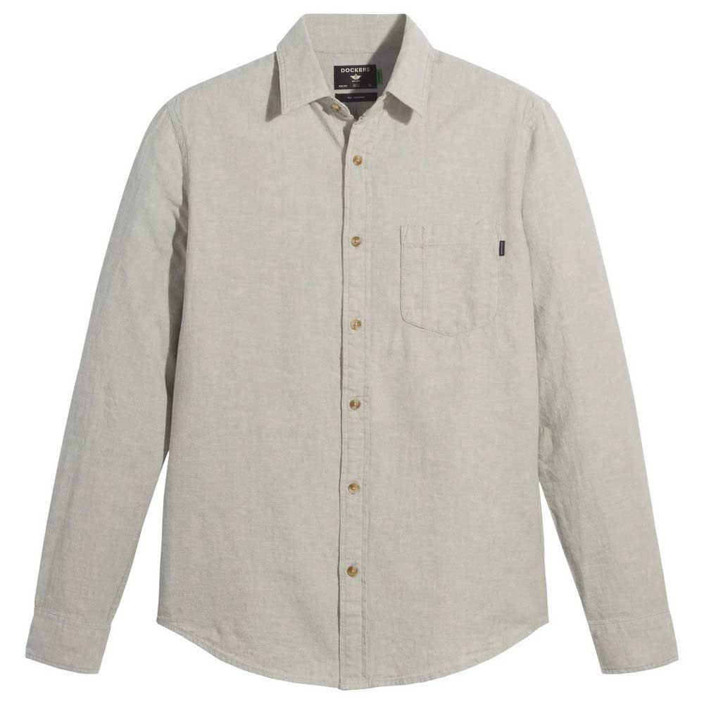 Dockers Slim Icon Langarm-shirt S Forest Fog günstig online kaufen