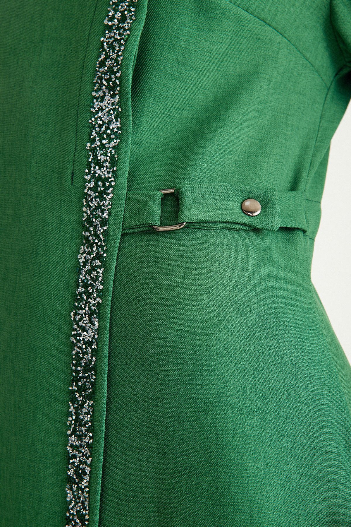 fashionshowcase Tunikakleid Abaya Kleid mit Schmuckdetails günstig online kaufen