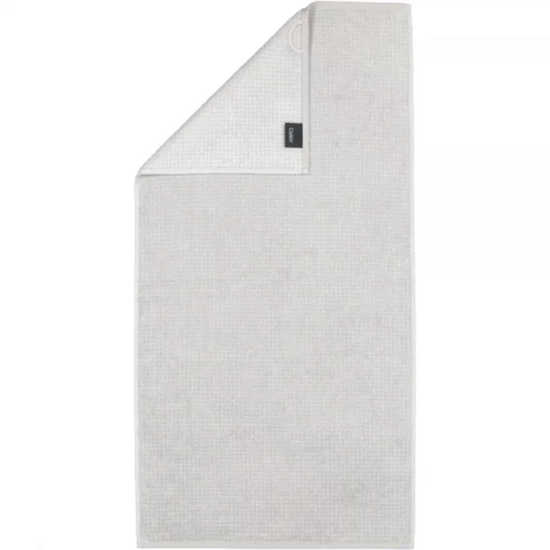 Cawö Zoom Allover 122 - Farbe: platin - 76 - Handtuch 50x100 cm günstig online kaufen