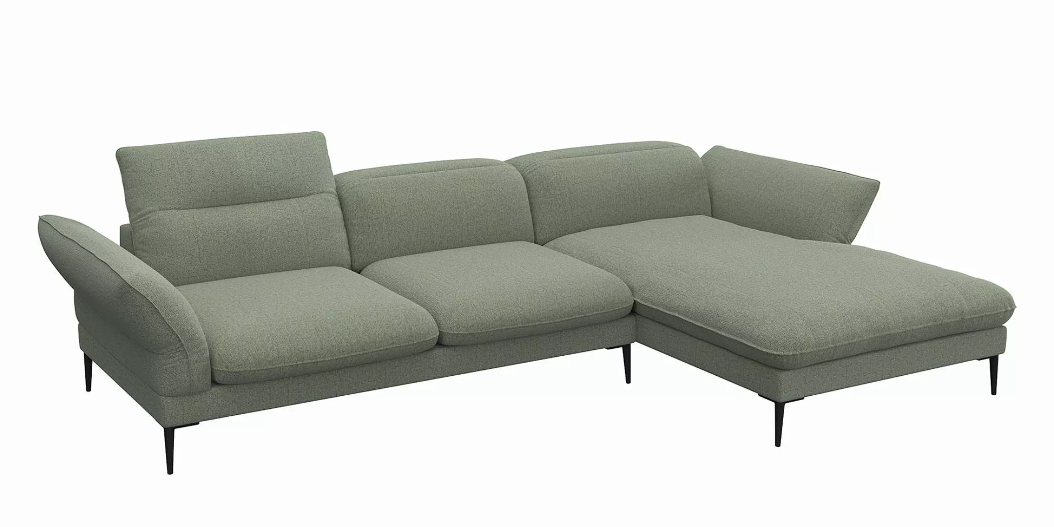 FLEXLUX Ecksofa "Salino, Funktionssofa mit Recamiere, Relaxsofa, Ecksofa", günstig online kaufen