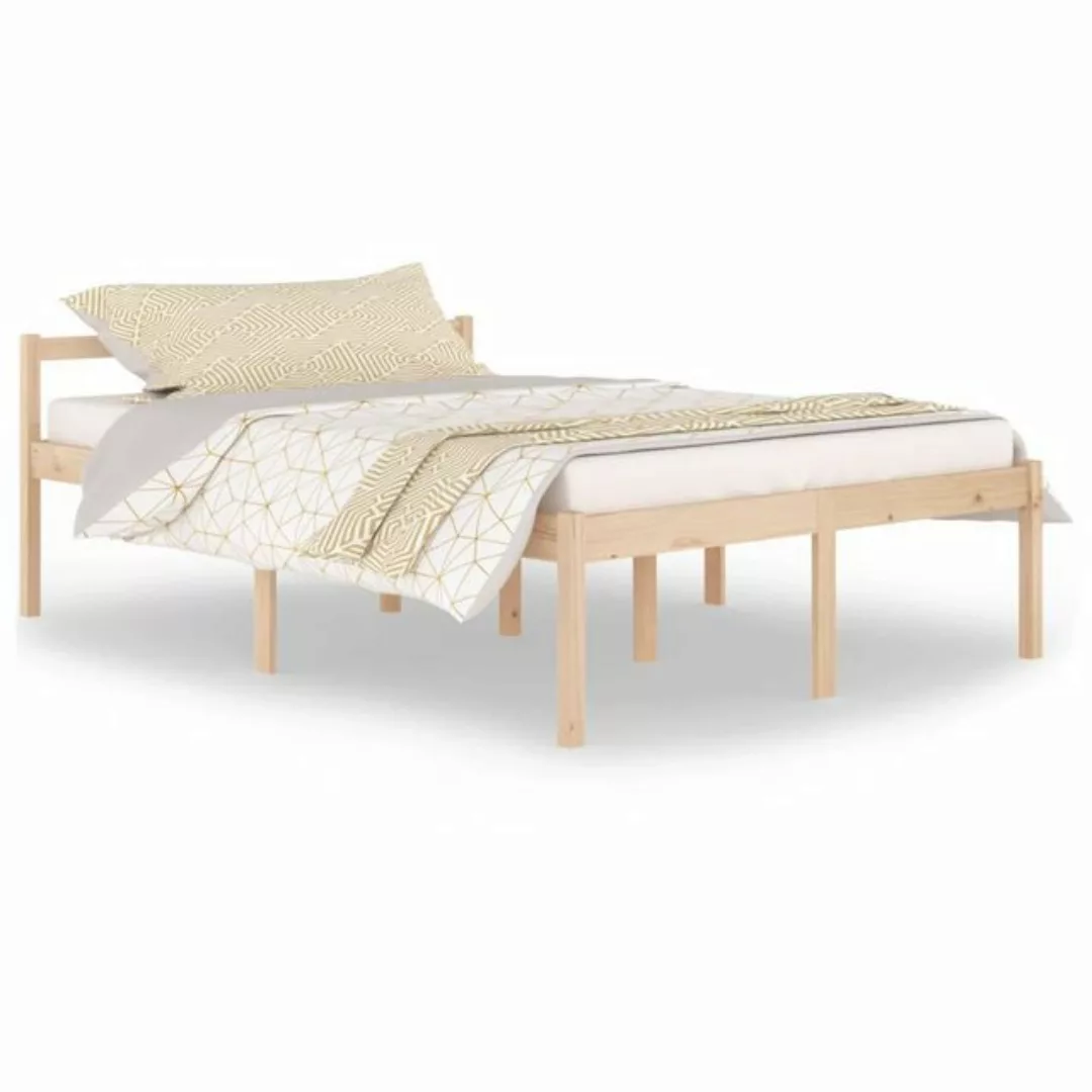 furnicato Bett Seniorenbett 140x200 cm Massivholz Kiefer günstig online kaufen