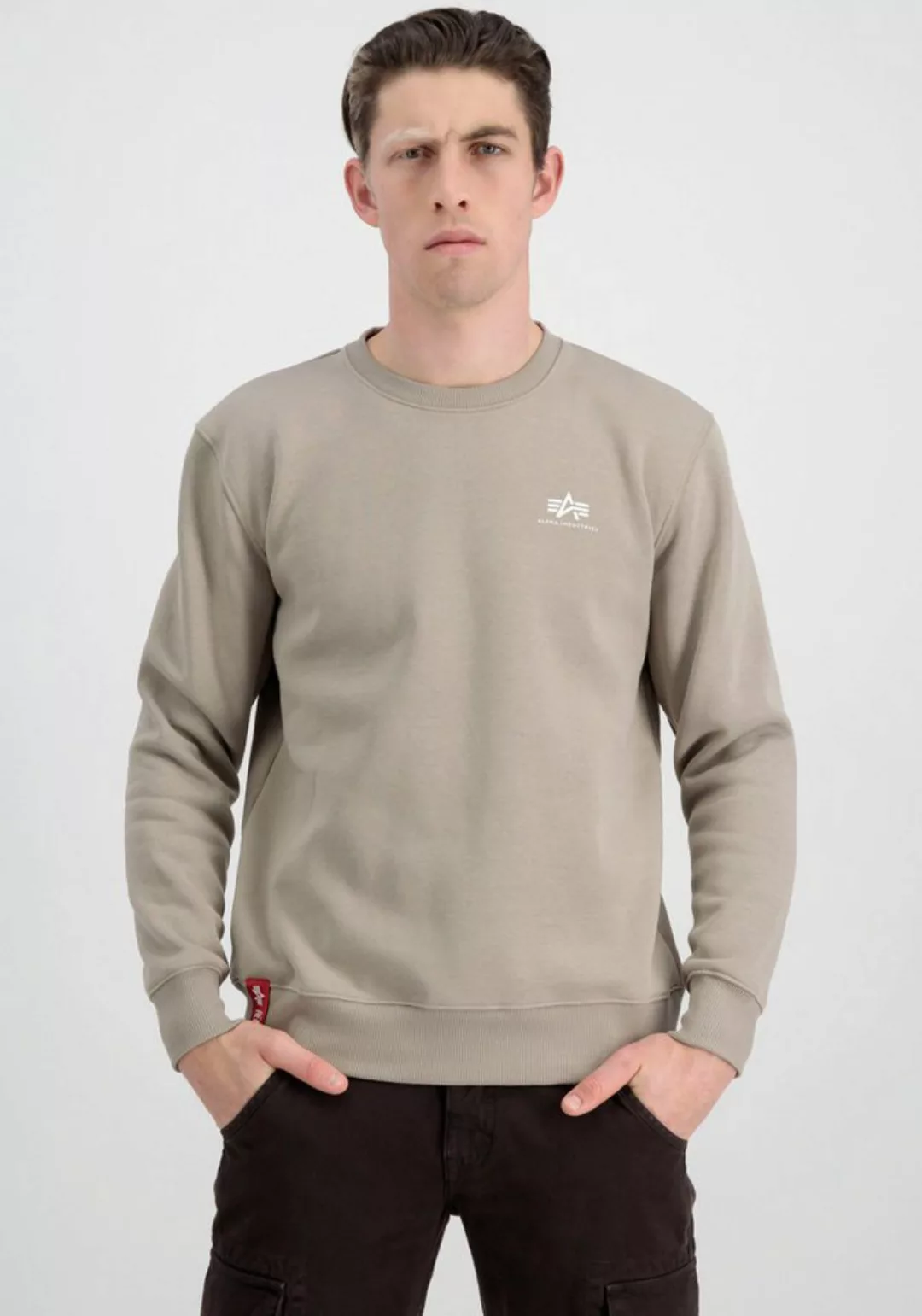 Alpha Industries Sweatshirt Basic Sweater small Logo günstig online kaufen