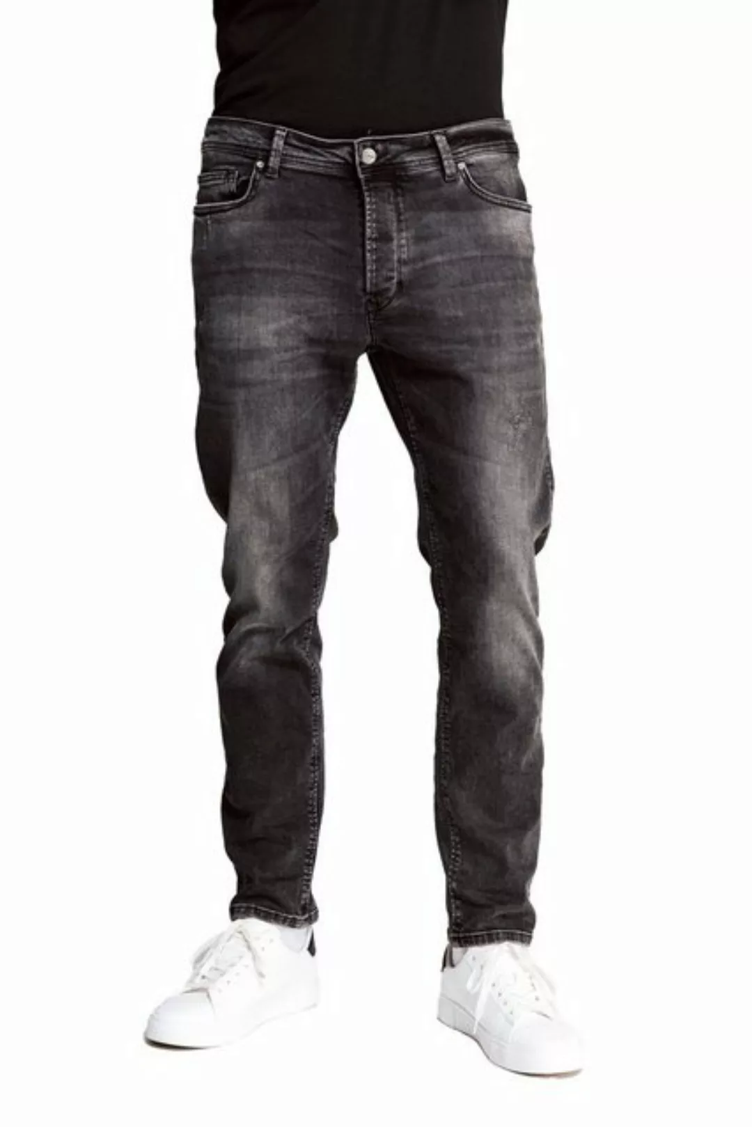 Zhrill 7/8-Jeans Jeans PETE Black Used Look angenehmer Tragekomfort günstig online kaufen