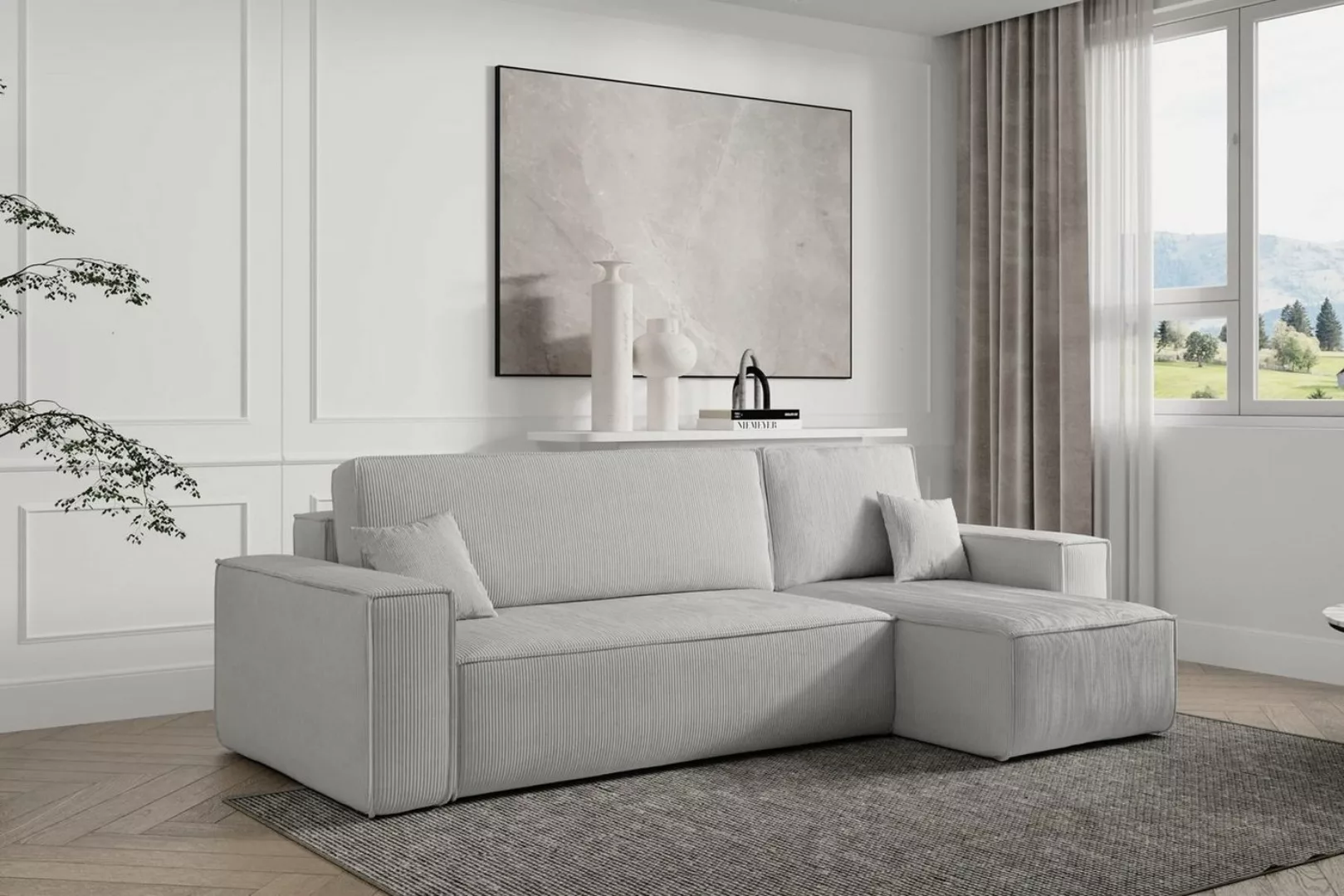 Compleo Ecksofa TOKYO, L-form Ecke, mit universelle Ottomane und Schlaffunk günstig online kaufen