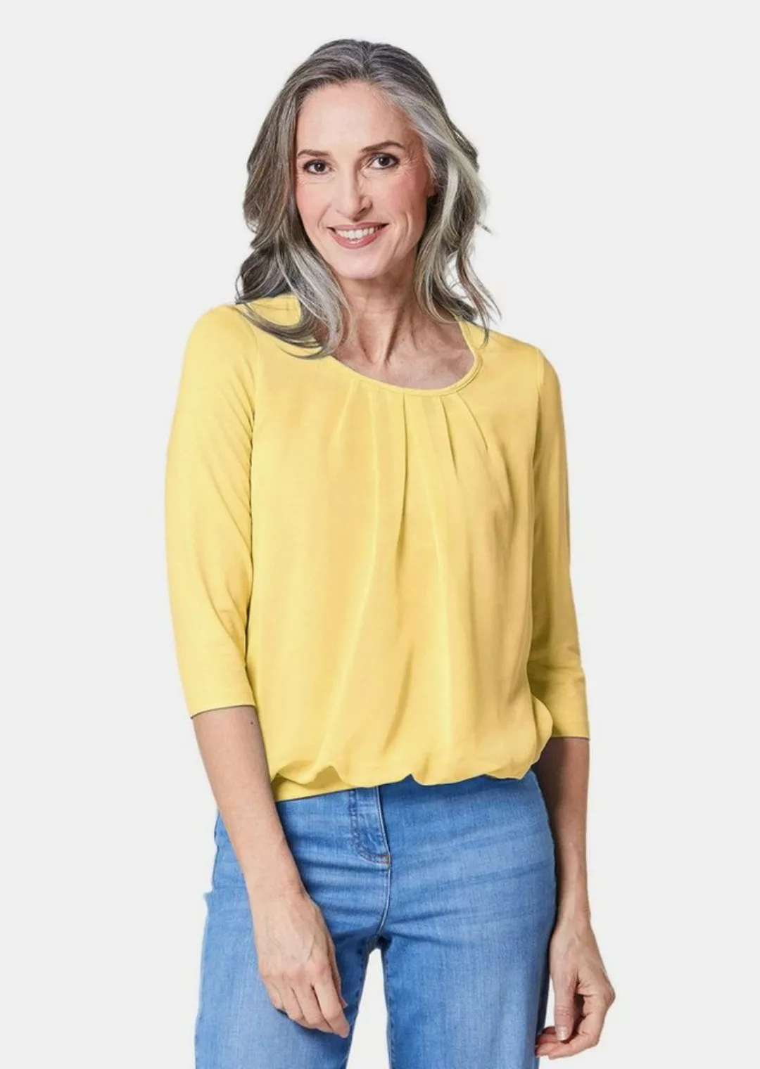 GOLDNER Shirtbluse Gepflegtes Shirt in eleganter Blusen-Optik günstig online kaufen