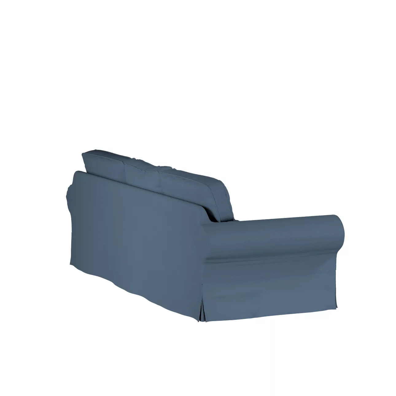 Bezug für Ektorp 3-Sitzer Schlafsofa, ALTES Modell, blau, Sofahusse Ektorp günstig online kaufen