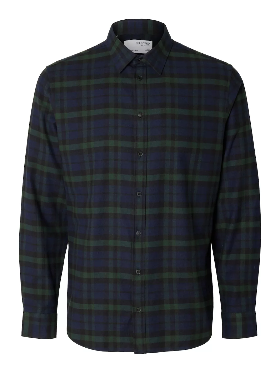 SELECTED HOMME Langarmhemd SLHSLIMOWEN-FLANNEL SHIRT LS NOOS günstig online kaufen