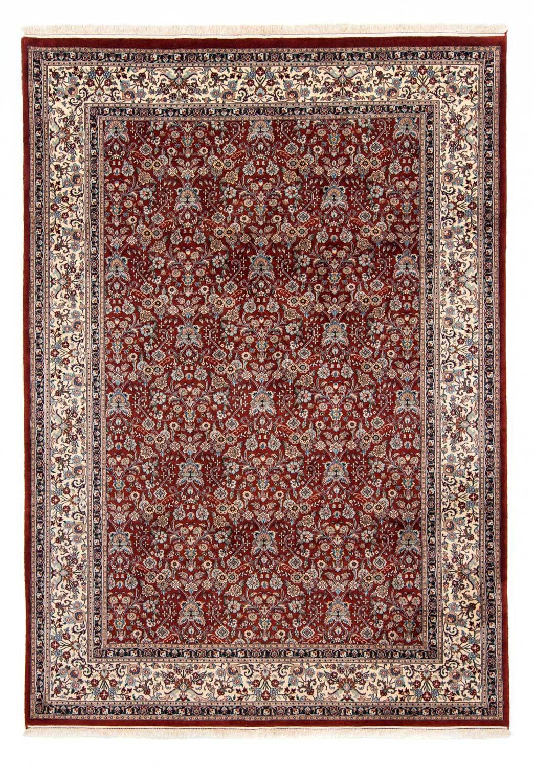 morgenland Wollteppich »Moud Blumenmuster Rosso 290 x 197 cm«, rechteckig, günstig online kaufen