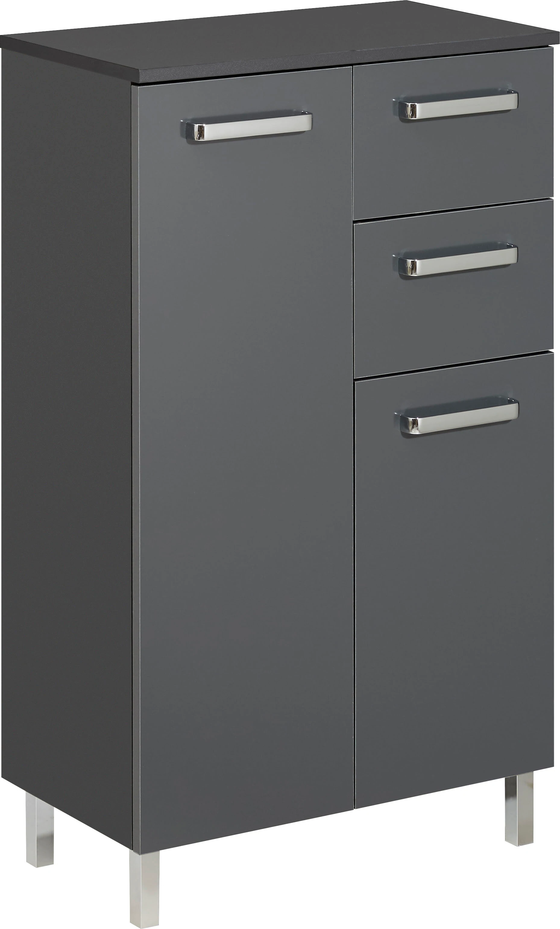 Saphir Unterschrank "Quickset Badschrank mit 2 Türen, 2 Schubladen, 60 cm b günstig online kaufen