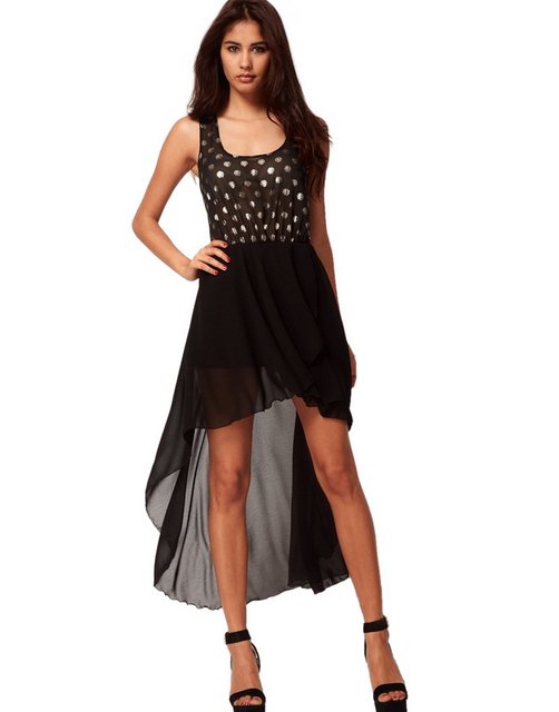 Sarcia.eu Minikleid John Zack assymetrisches Kleid gepunktet M günstig online kaufen
