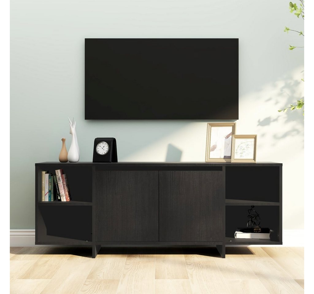 vidaXL TV-Schrank TV-Schrank Schwarz 130x35x50 cm Spanplatte Lowboard günstig online kaufen