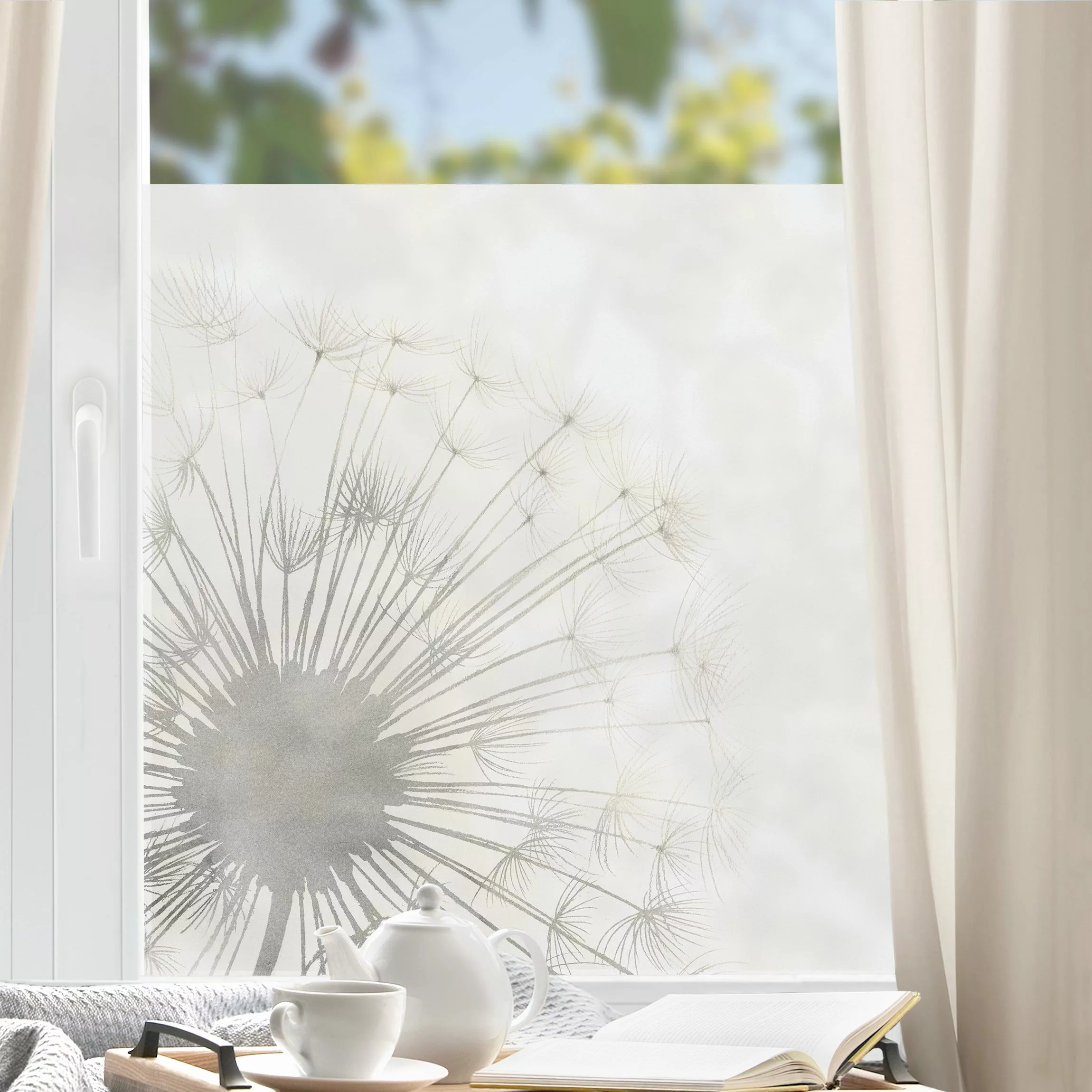 Fensterfolie Ein Hauch Pusteblume günstig online kaufen