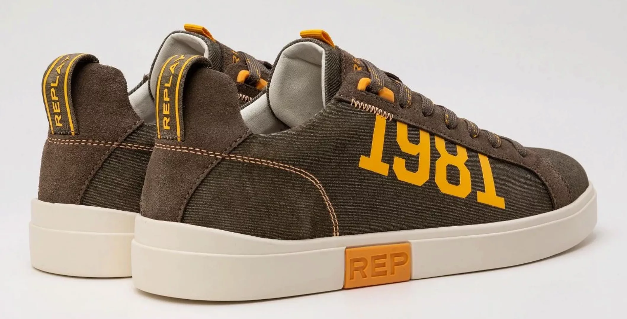 Replay Sneaker "POLYS DENIM", mit seitlichem Zahlenprint, Freizeitschuh, Ha günstig online kaufen