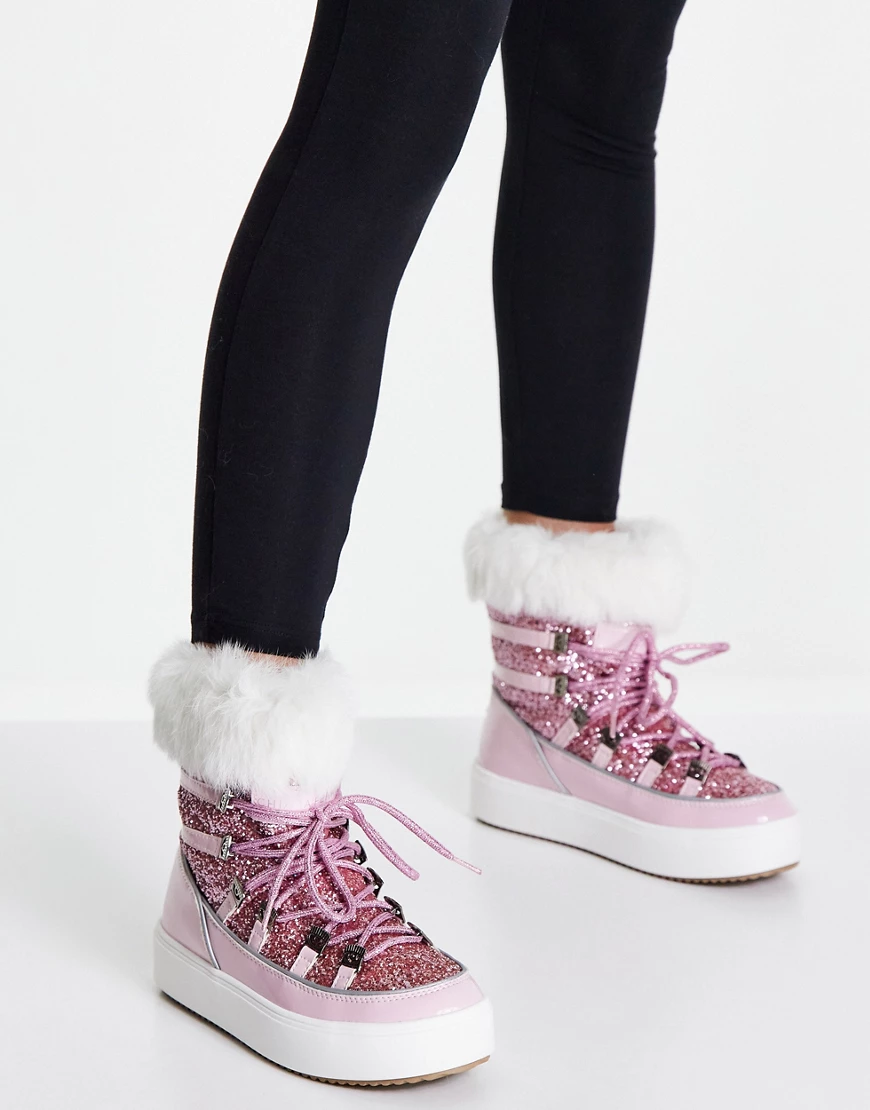 Chiara Ferragni – Schneestiefel in Rosa günstig online kaufen