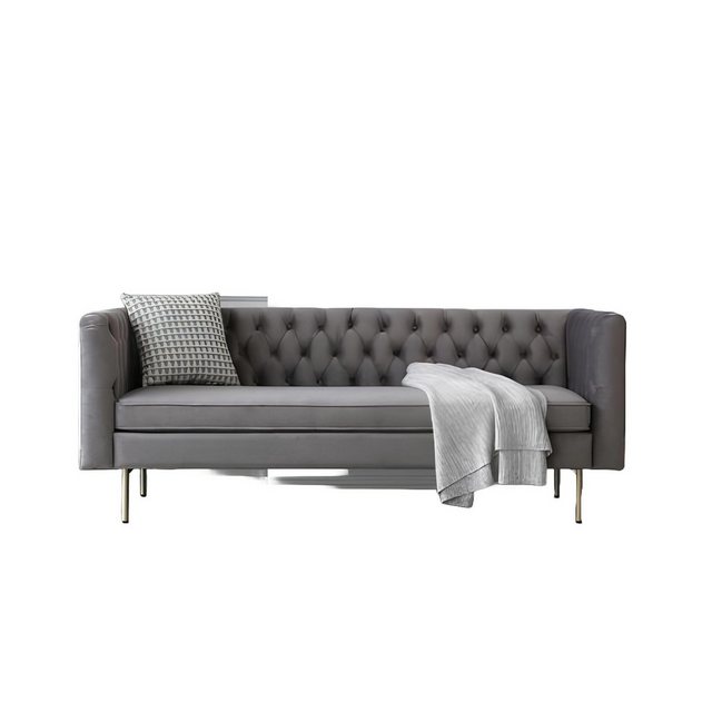 Xlmoebel Sofa Hochwertiges Stoff-Sofa Chesterfield Couch Luxus Polstermöbel günstig online kaufen