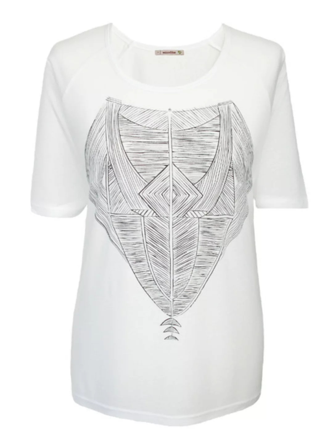 Tribal Shirt - Weiß günstig online kaufen