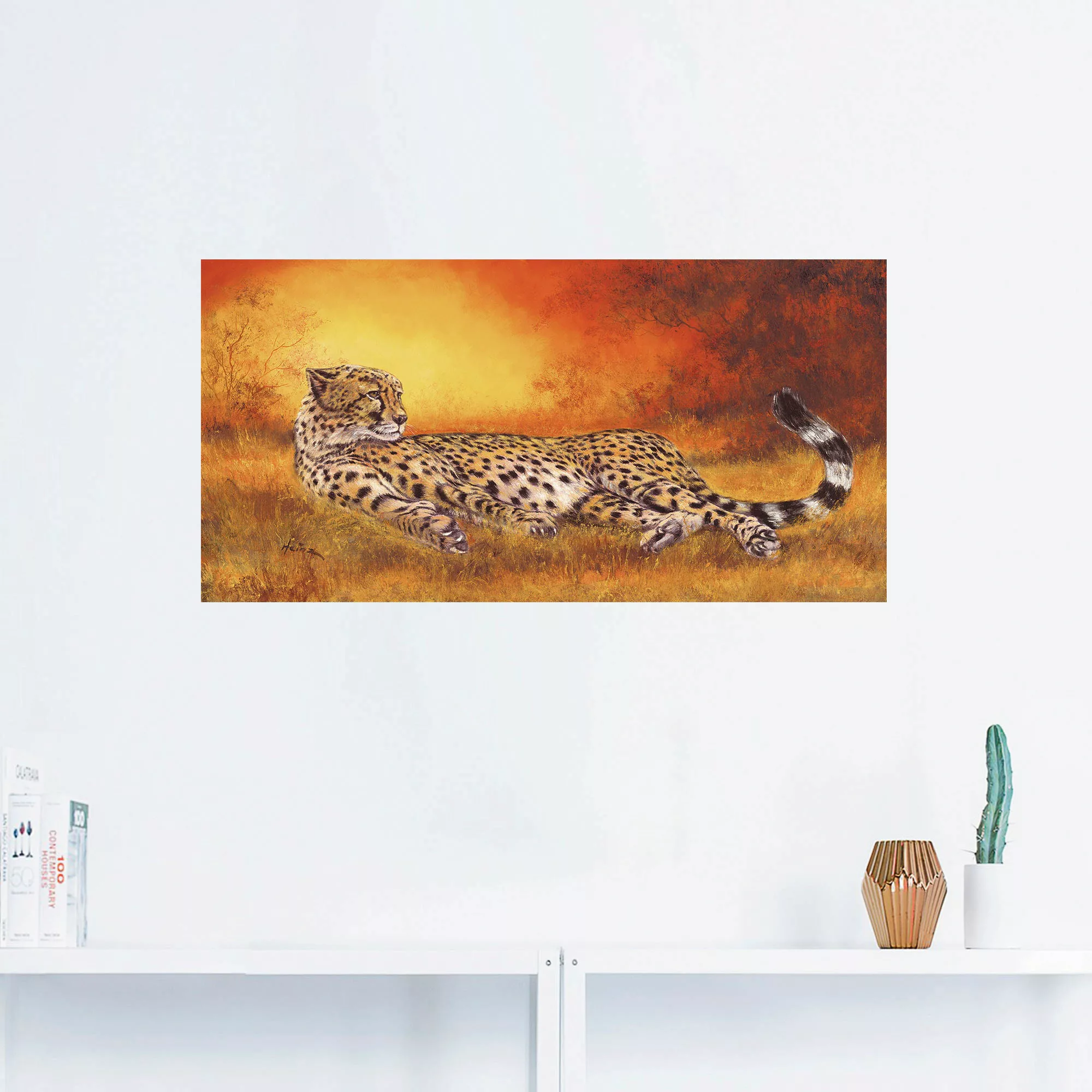 Artland Wandbild »Gepard«, Geparden Bilder, (1 St.) günstig online kaufen