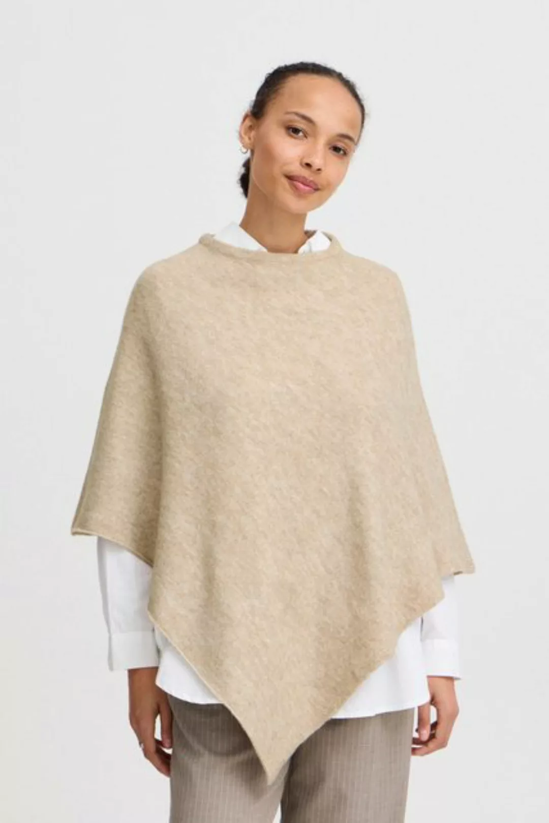 b.young Strickpullover BYVIKSI PONCHO 2 schöner Poncho günstig online kaufen