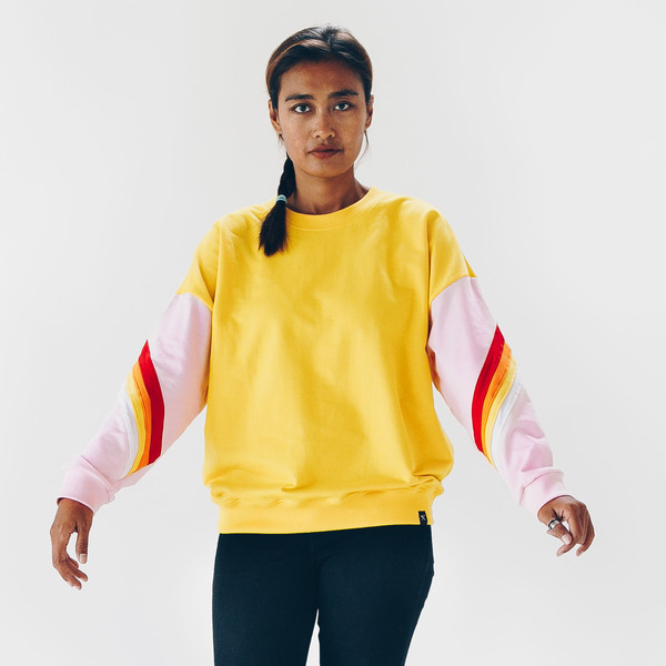 Weit Geschnittenes Feminines Sweatshirt, 100 % Bio-baumwolle günstig online kaufen