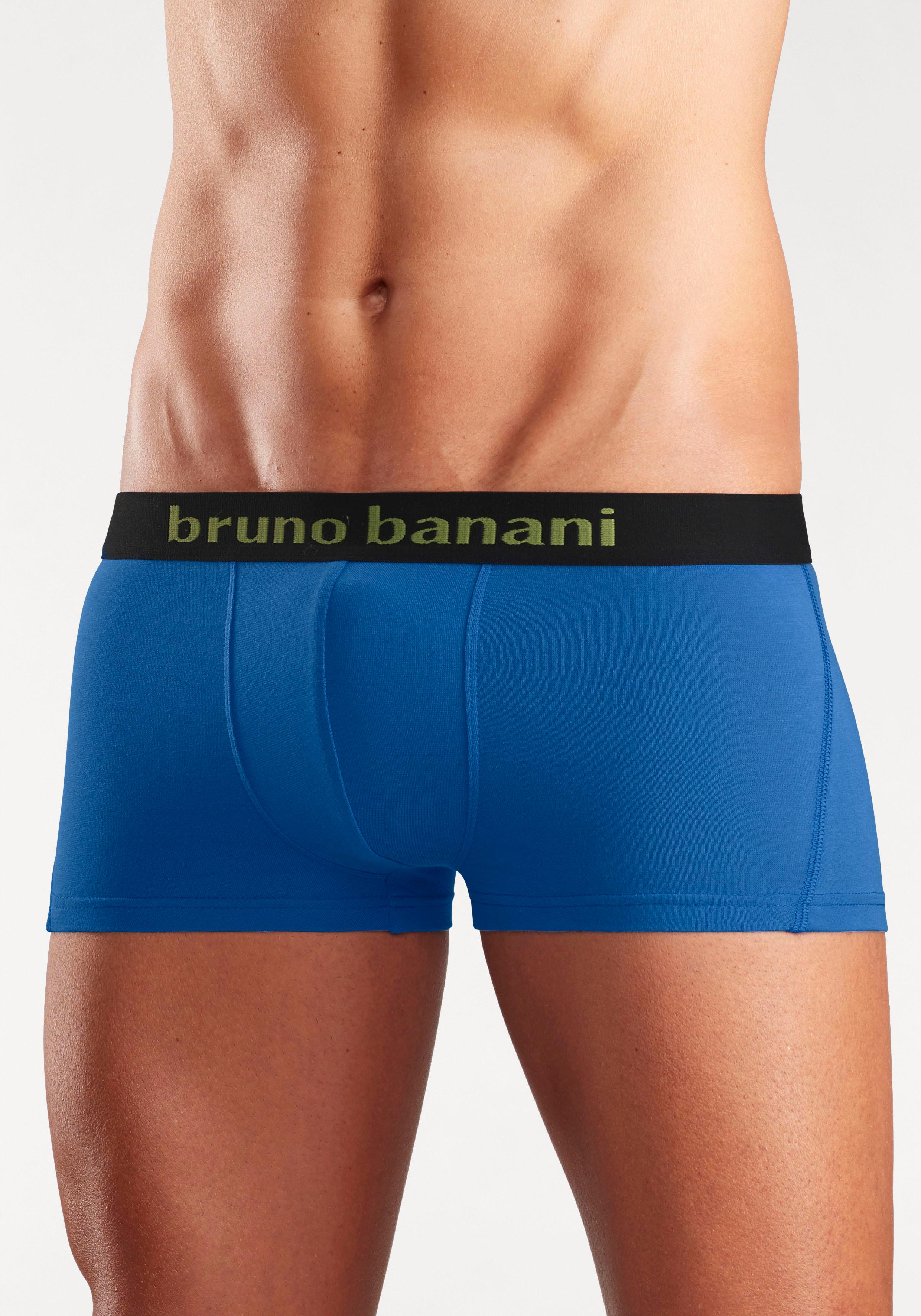 Bruno Banani Hipster, (Packung, 4 St.), knapp sitzende Boxershorts mit Logo günstig online kaufen