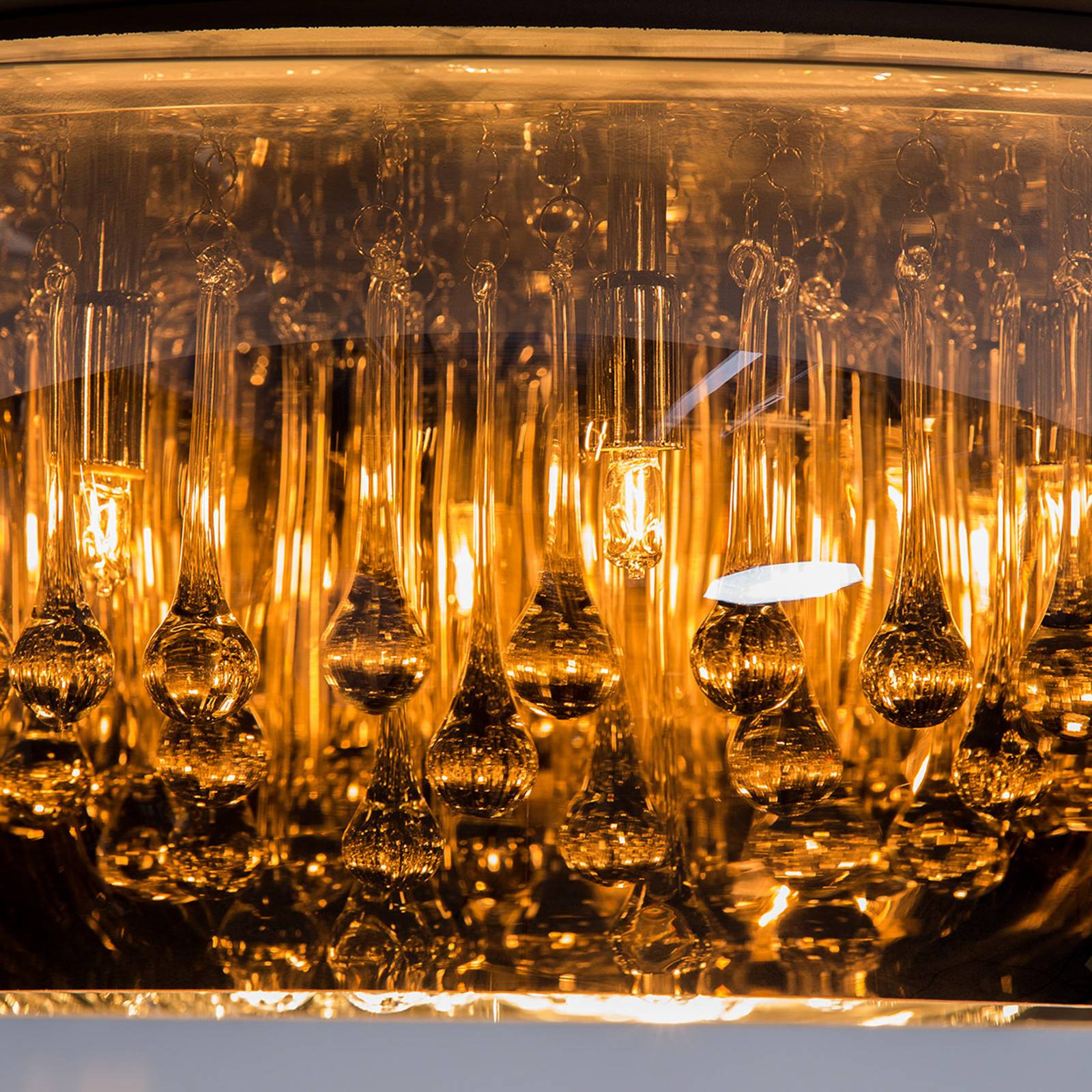 Deckenleuchte Pearl aus Glas, Ø 50 cm günstig online kaufen
