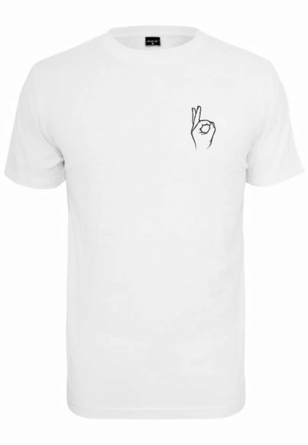 Mister Tee T-Shirt MT1485 - Easy Sign Tee white M günstig online kaufen