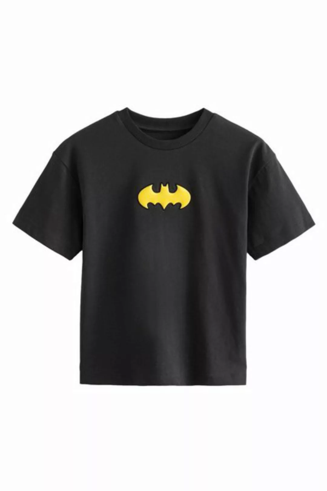 Next T-Shirt Lizenziertes T-Shirt mit appliziertem Batman-Logo (1-tlg) günstig online kaufen