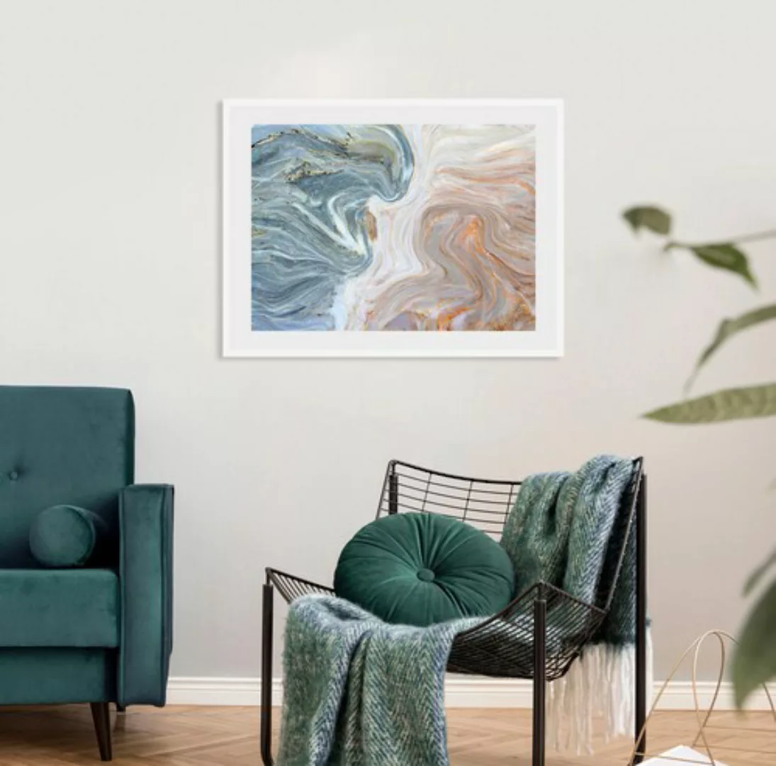 queence Bild "Baltasar", Abstrakt-Marmor-Kunst-Gemälde, (1 St.), HD Premium günstig online kaufen