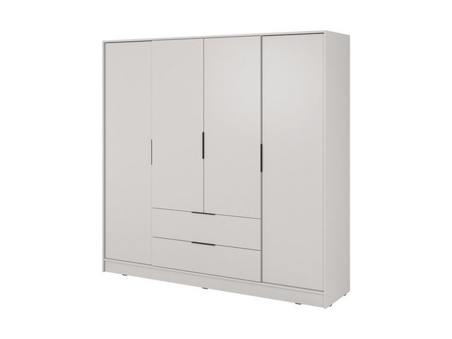 Goldstoff Kleiderschrank NADI – 220 cm breit 4-türiger Kleiderschrank (4 Fa günstig online kaufen