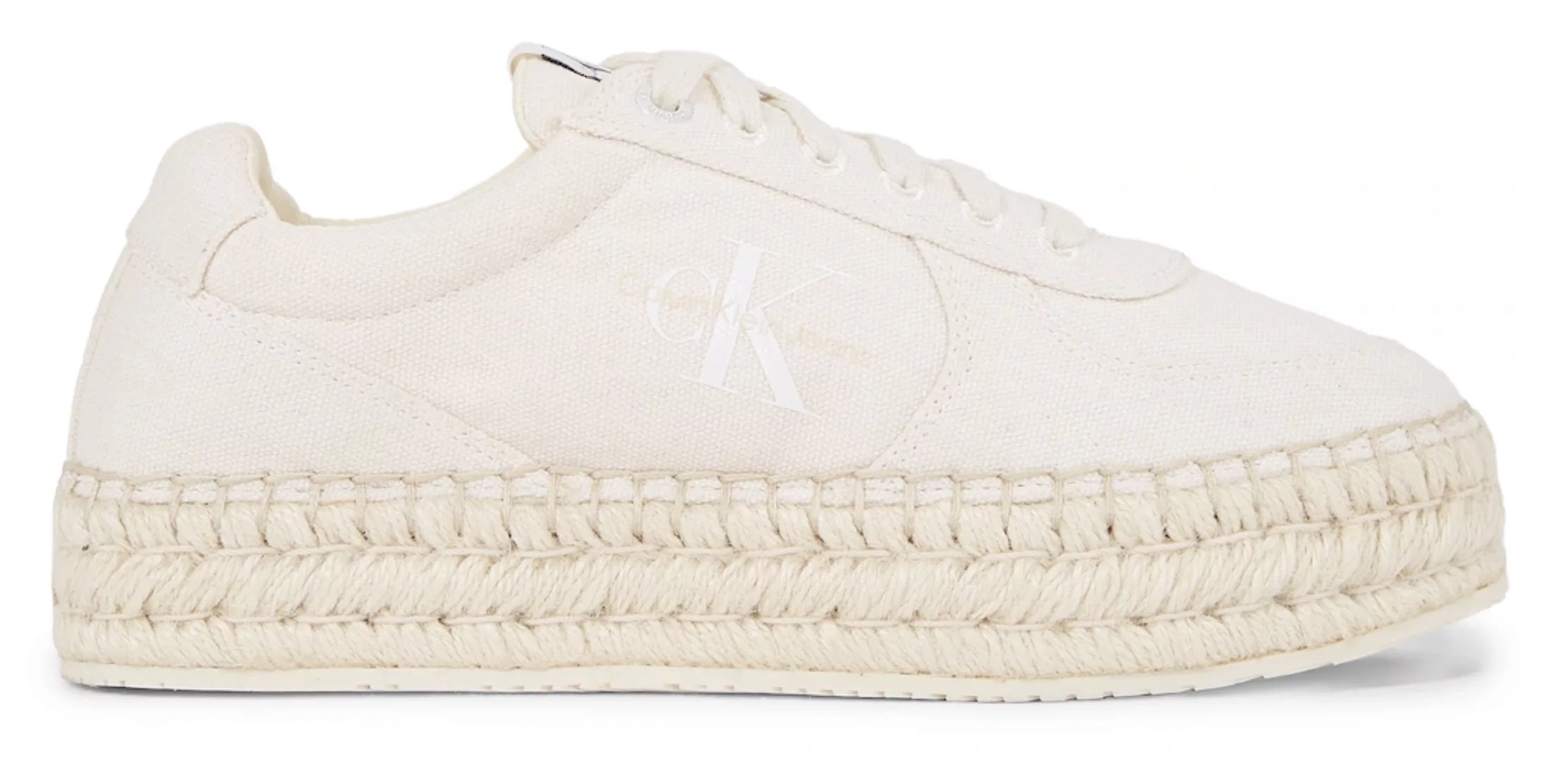 Calvin Klein Jeans Schnürschuh "ESPADRILLE SNEAKER CS BTW", mit Plateausohl günstig online kaufen