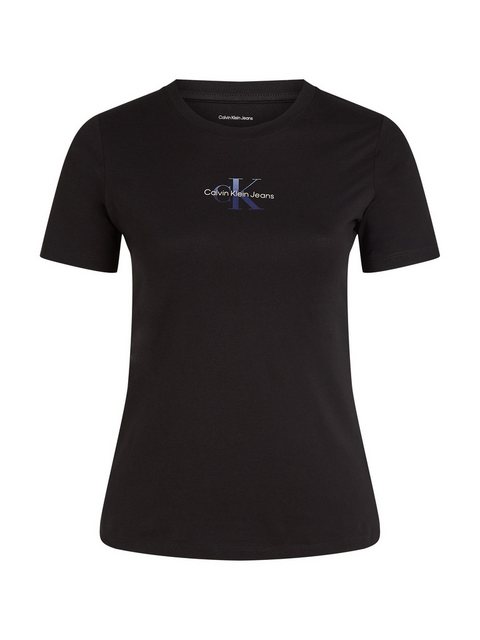 Calvin Klein Jeans Plus T-Shirt PLUS GRADIENT MONOLOGO SLIM TEE in großen G günstig online kaufen