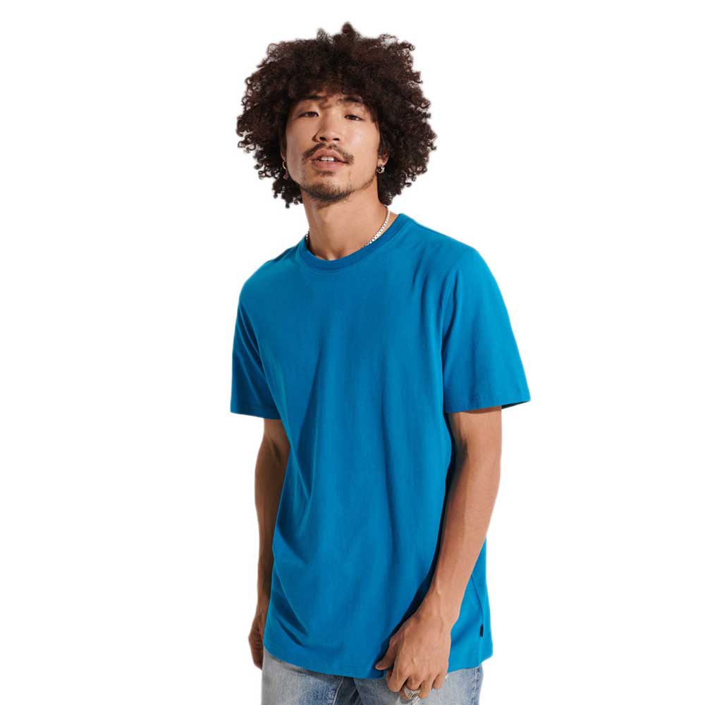 Superdry Organic Unisex Kurzärmeliges T-shirt XS Crystal Teal günstig online kaufen