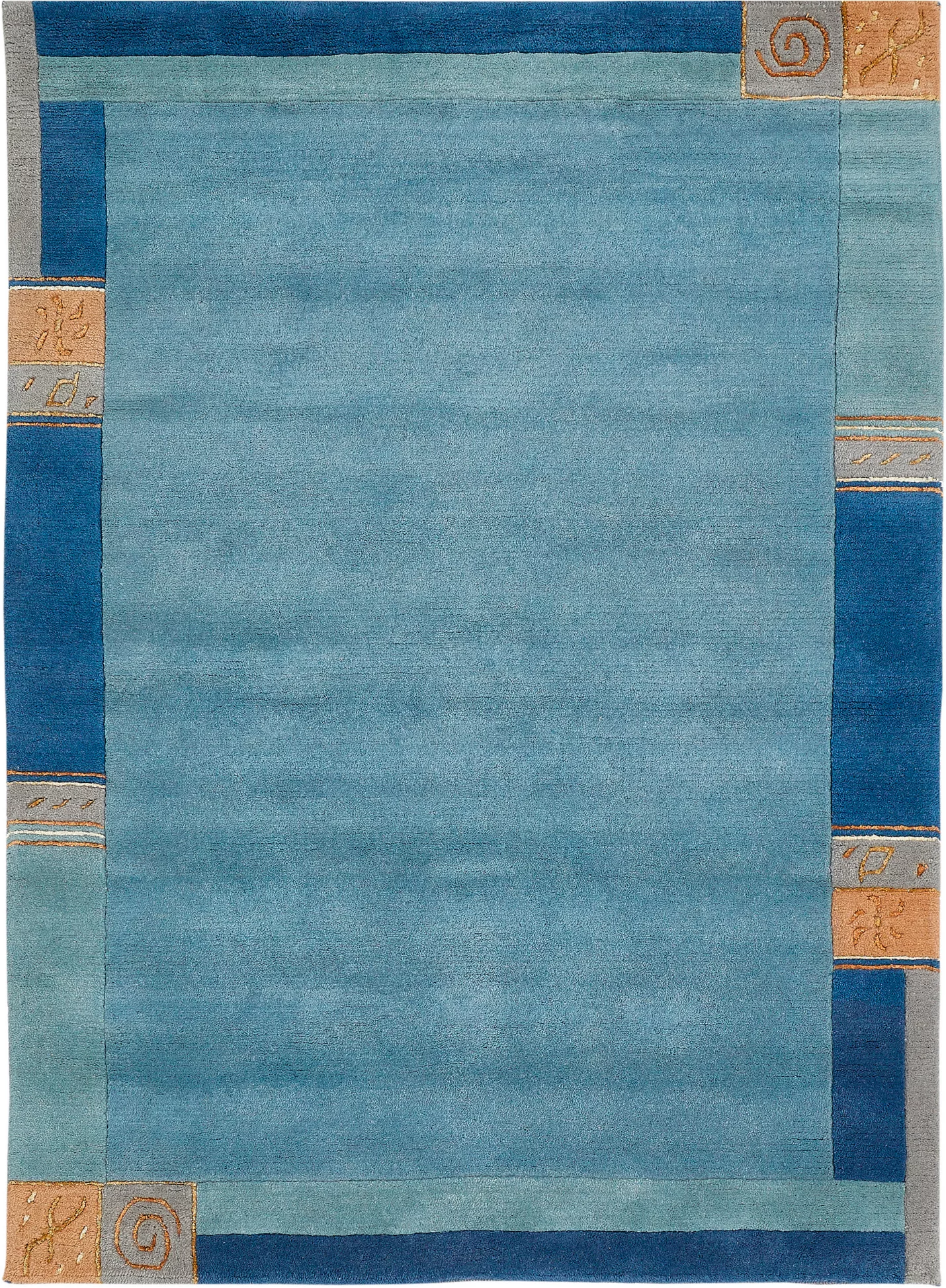 LUXOR living Wollteppich »India«, rechteckig, 20 mm Höhe, reine Wolle, hand günstig online kaufen