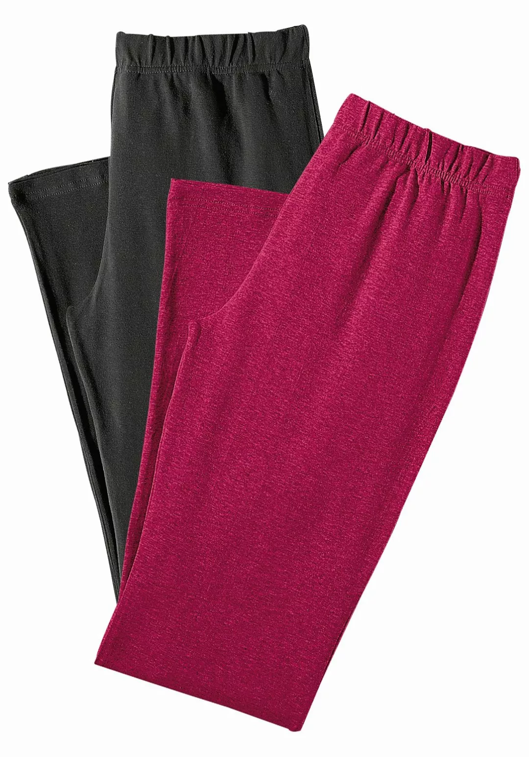 vivance active Jazzpants (2er-Pack) mit leicht ausgestelltem Bein, Loungewe günstig online kaufen