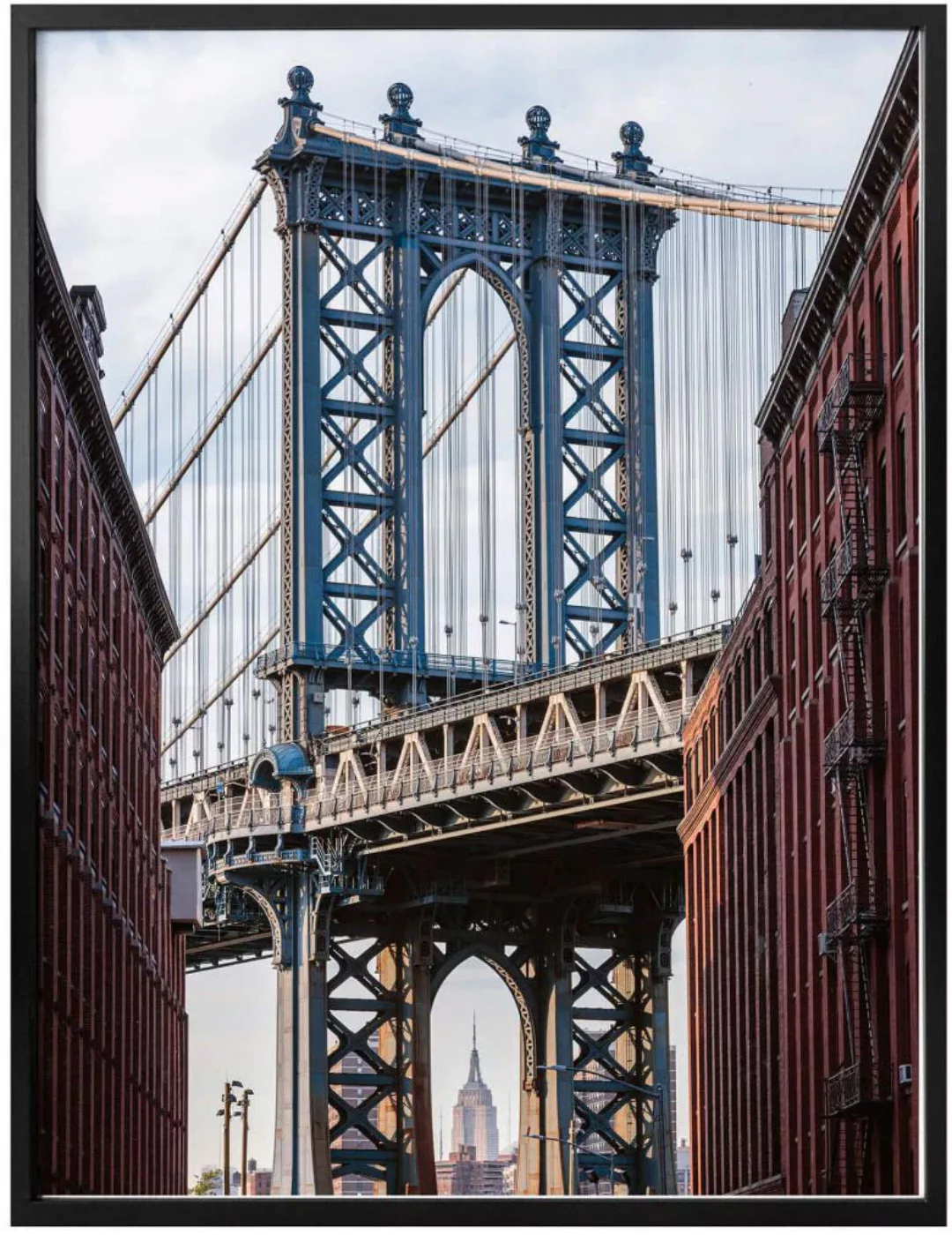 Wall-Art Poster »Brooklyn Bridge«, Brücken, (1 St.), Poster ohne Bilderrahm günstig online kaufen