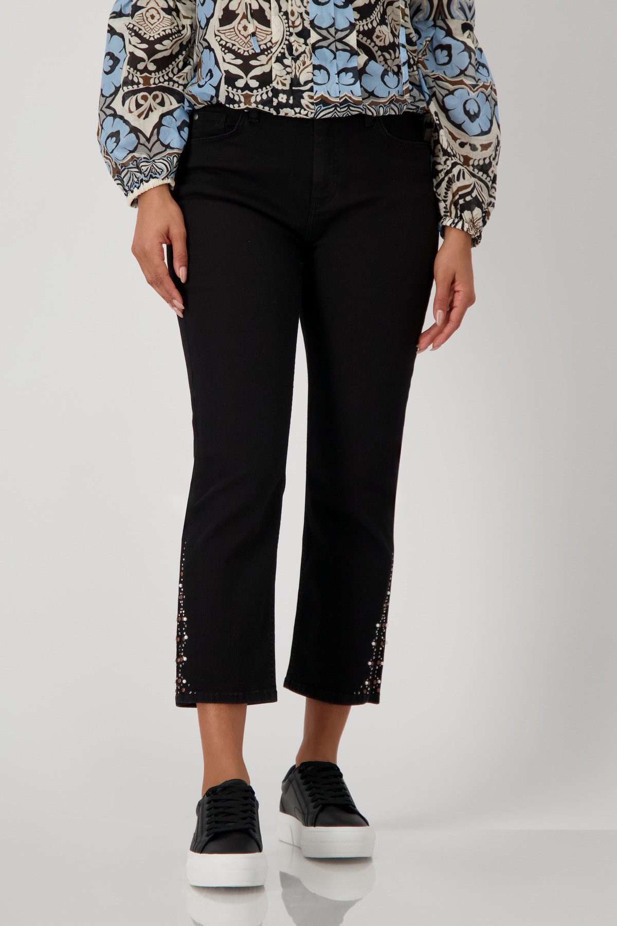 Monari 7/8-Hose mit Glitzersteinchen günstig online kaufen