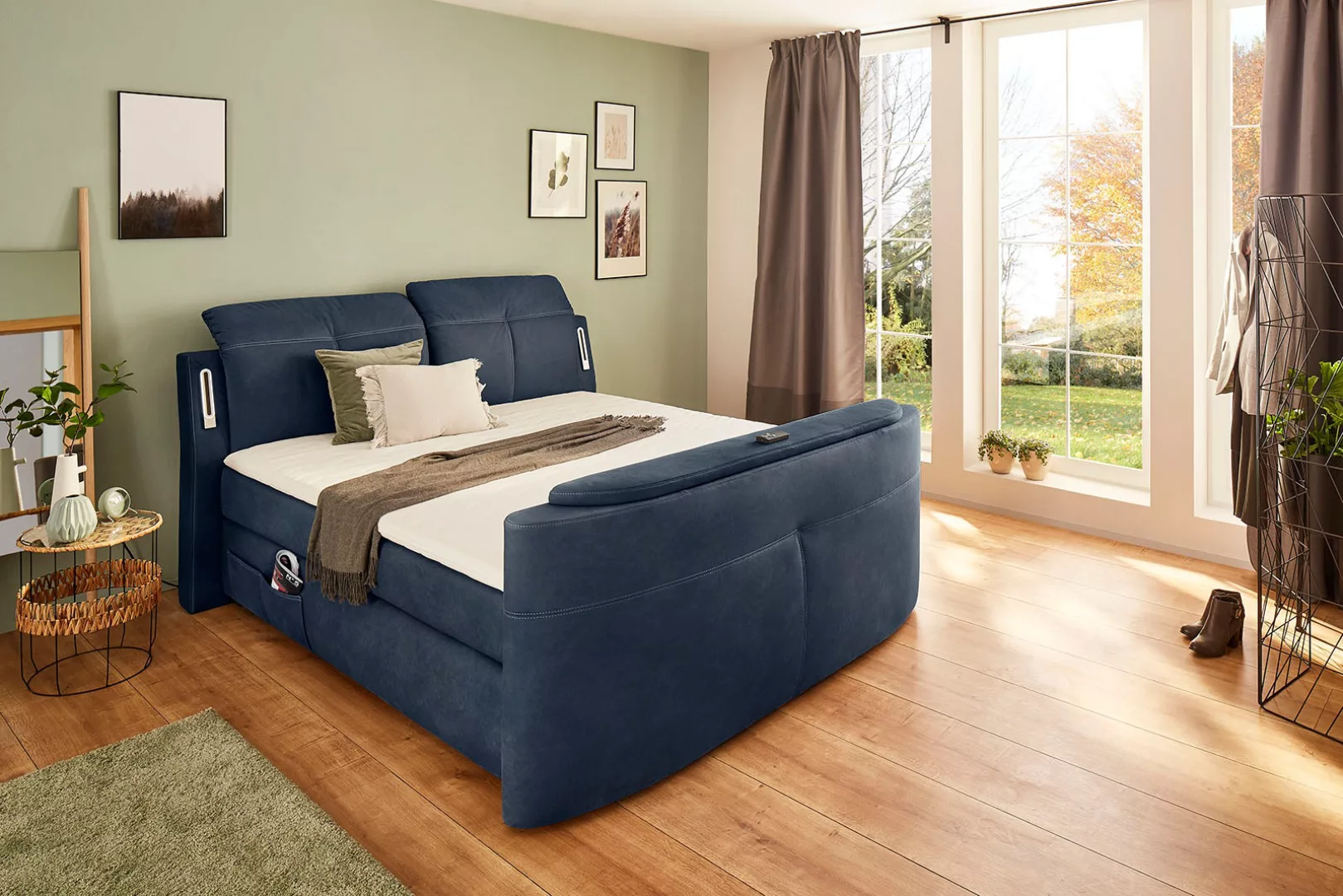 Jockenhöfer Gruppe Boxspringbett »Movie Star«, mit versenkbarem TV-Lift, Fe günstig online kaufen