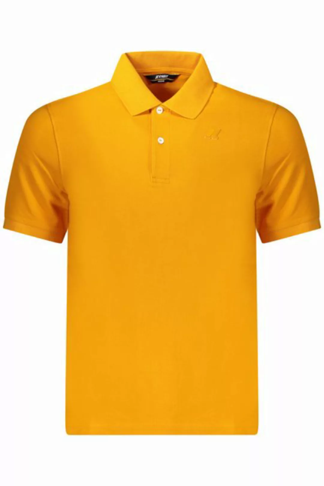 K-Way Poloshirt Herren-Poloshirt Orange – Kurzarm, mit Knöpfen günstig online kaufen