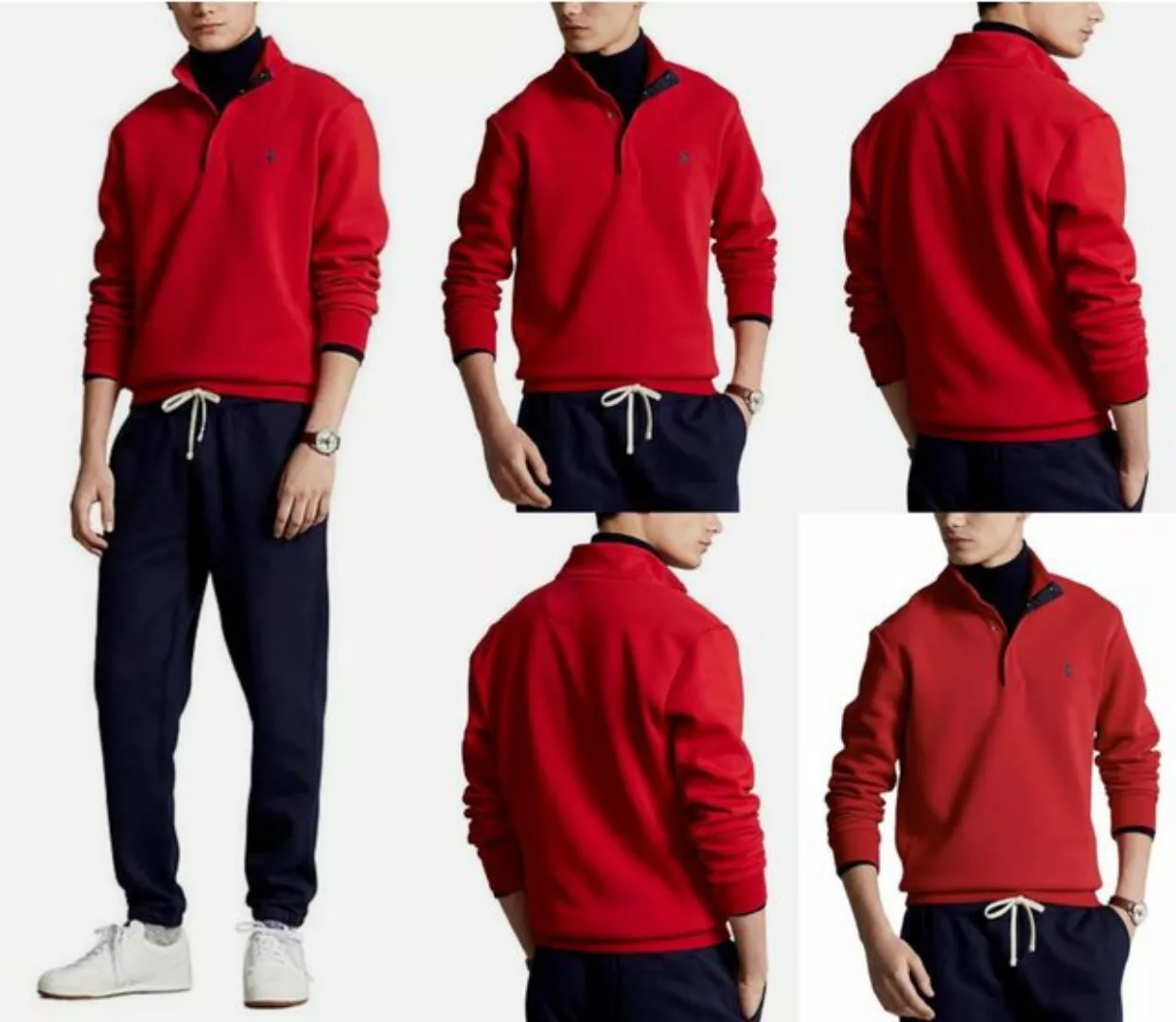 Ralph Lauren Sweatshirt POLO RALPH LAUREN FLEECE MOCKNECK PULLOVER Jacket S günstig online kaufen