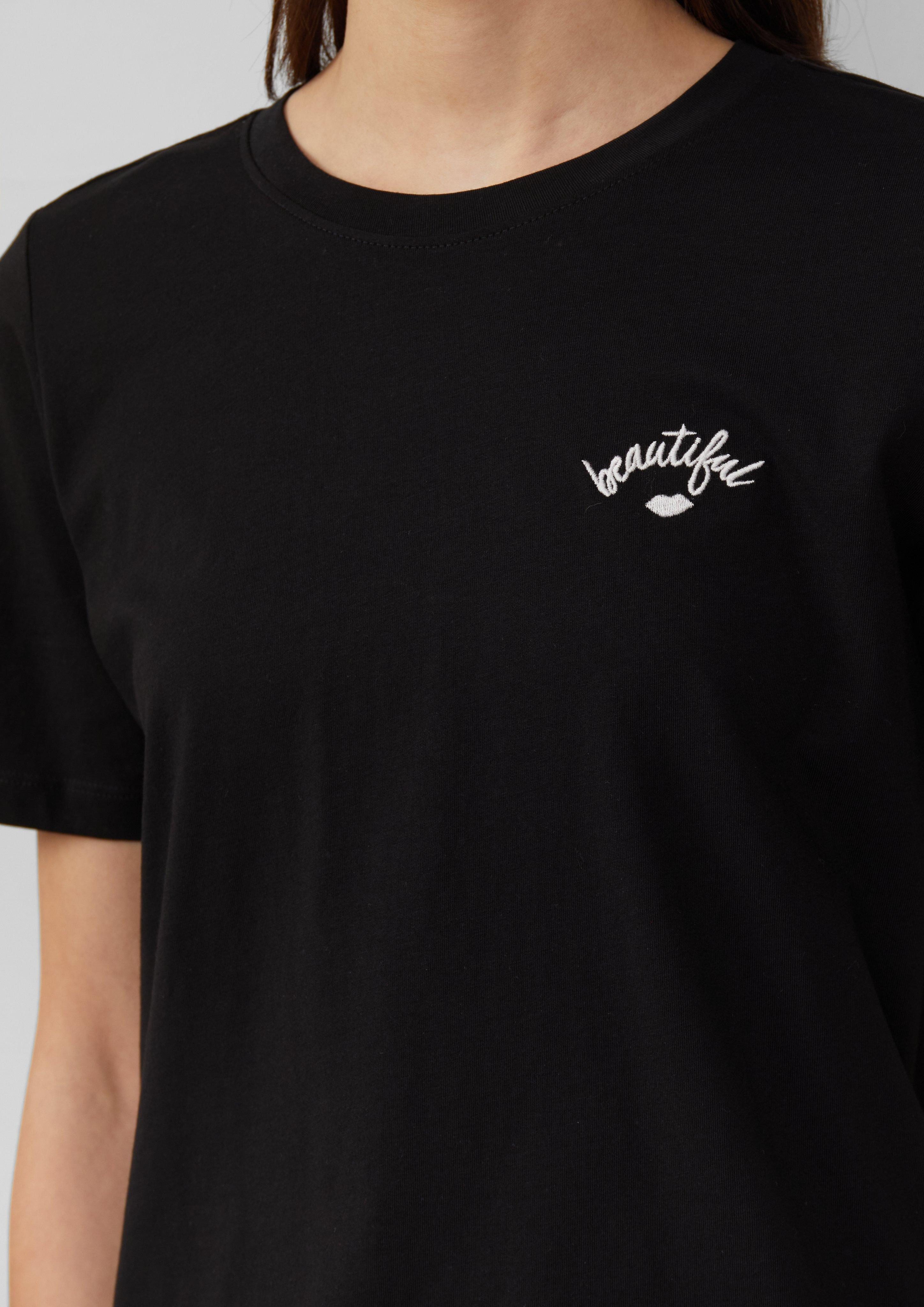 s.Oliver Kurzarmshirt Jerseyshirt aus Baumwolle mit günstig online kaufen