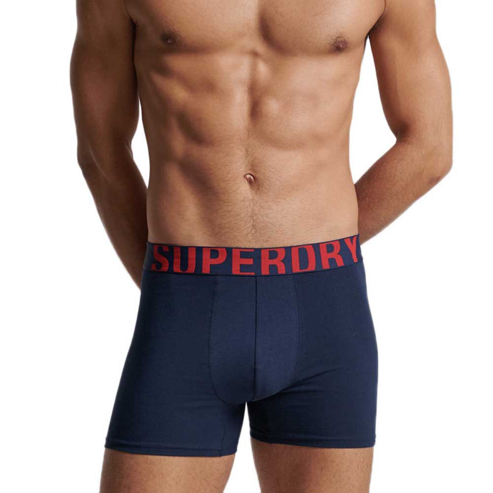 Superdry Multi Doppelpack Koffer XL Bright Blue / Navy Marl günstig online kaufen