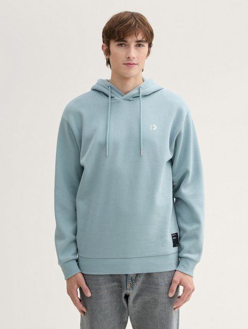 TOM TAILOR Denim Sweatshirt Hoodie mit Logo-Details mit Logo Print günstig online kaufen