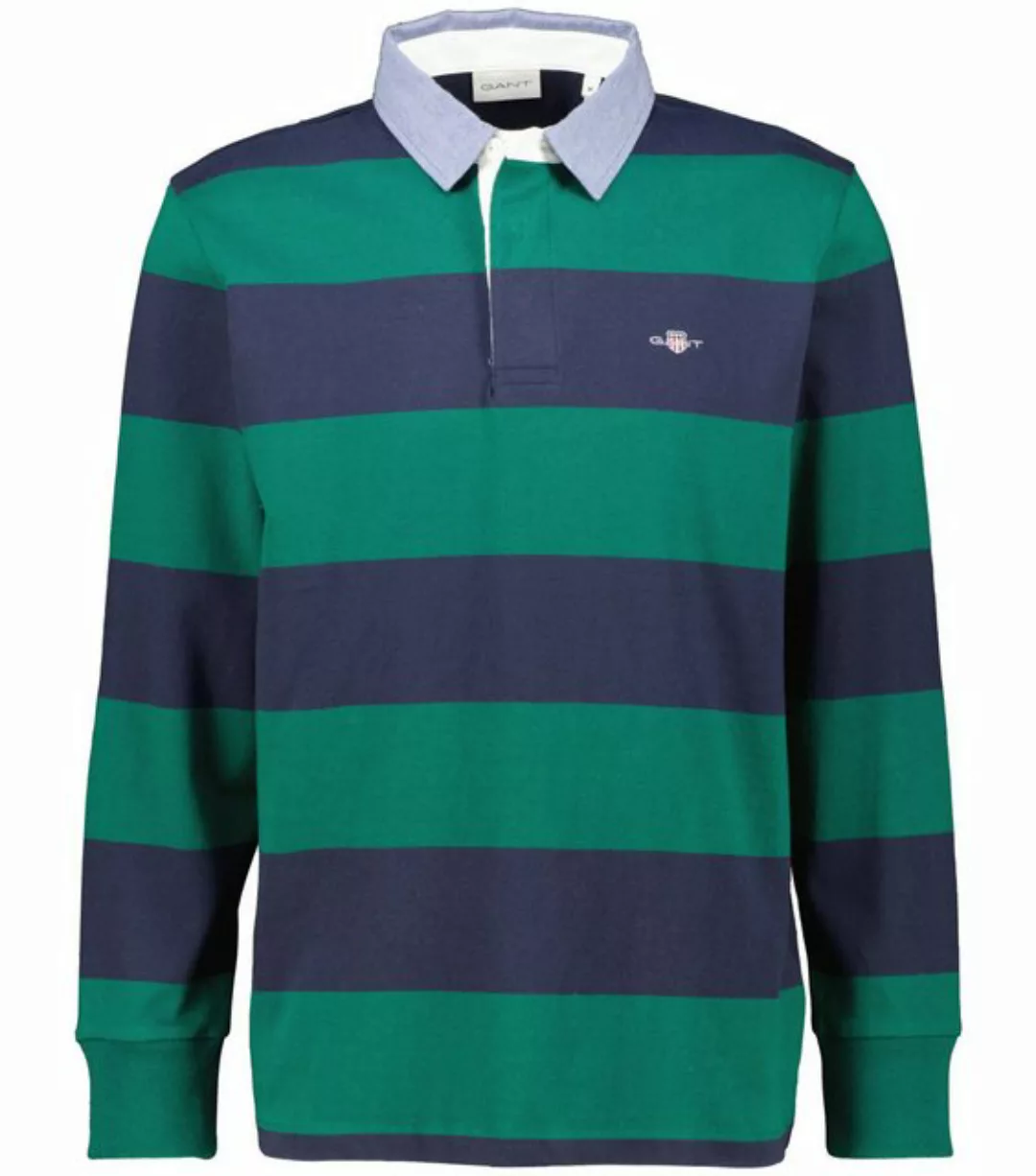 Gant Langarm-Poloshirt REG CHAMBRAY STRIPE HEAVY RUGGER günstig online kaufen